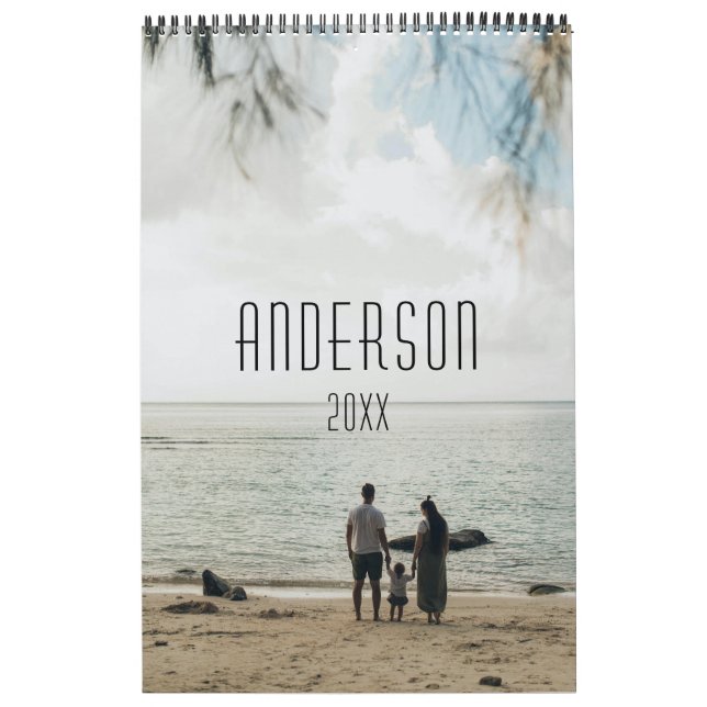 Family happiness cute personalised  calendar (Cover)