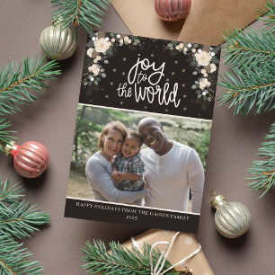 Family Happy Holidays Christmas Photo Card