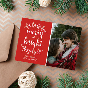 Family Happy Holidays Christmas Photo Card