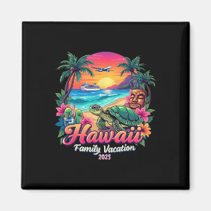 Family Hawaii Summer Matching Trip Vacation 2025 V Magnet