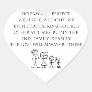 Family Heart Sticker