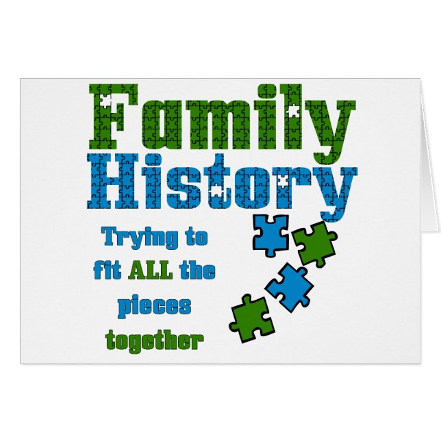 Family History Puzzle (Front Horizontal)