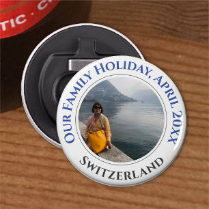 Family Holiday Memories Souvenir Bottle Opener