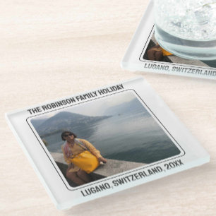 Family Holiday Memories Souvenir Coaster