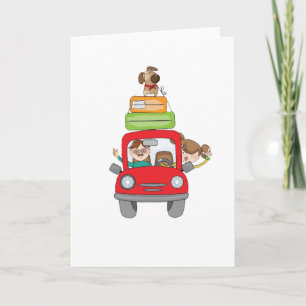 Family Holiday Vacation Greeting Cards