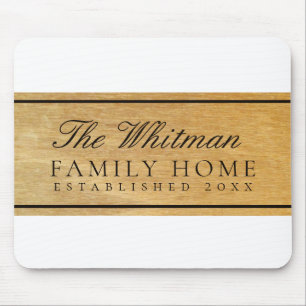 Family Home Mouse Pad