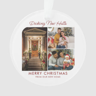Family Home Photos First Christmas Holiday Ornament