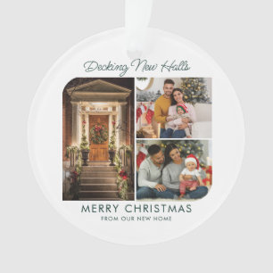 Family Home Photos First Christmas Holiday Ornament