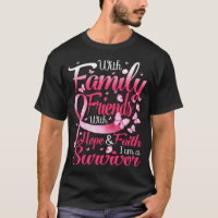 Family Hope Faith I Am A Survivor Breast Cancer Mo