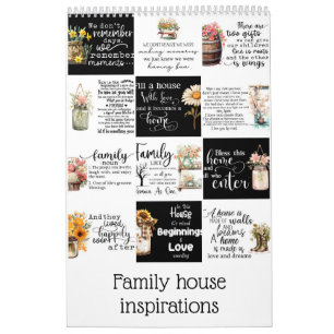 Family House inspirations Calendar