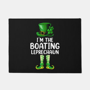Family I'm The Boating Leprechaun St Patrick's Day Doormat