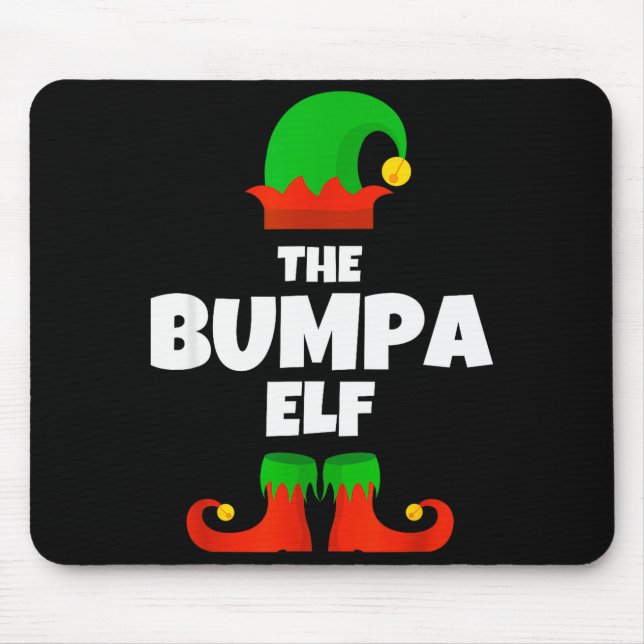 Family I'm The Bumpa Elf Christmas Matching Pajama Mouse Pad (Front)
