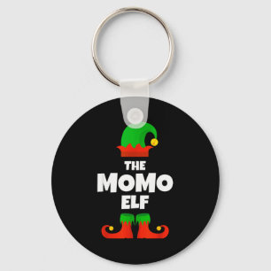 Family I'm The Momo Elf Christmas Matching Pajama  Key Ring