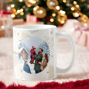 Family in the Snow Mug – Cozy Christmas Gift for L