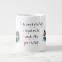 Family Inspirational Wolf Quote Strength Pack