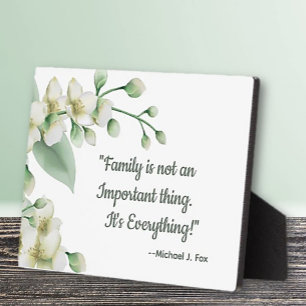 Family Inspired Quote Art Plaque