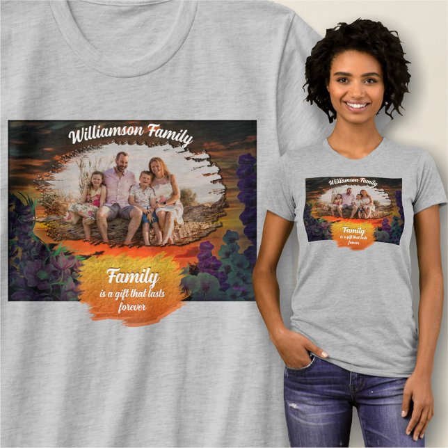 Family is a Gift Sunset Marina 2584 T-Shirt (Creator Uploaded)
