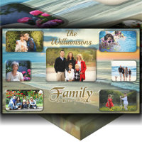 Family is Everything Sunset Collage 0735 Art