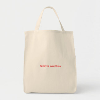 Family Is Everything Throw Pillow Tote Bag
