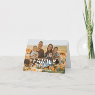 Family Is Forever Thank You Card
