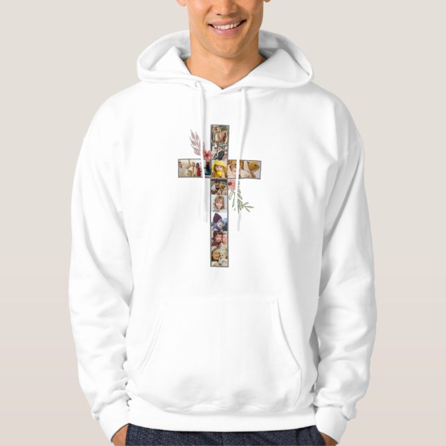 Family Jesus Cross Christian Church Lover Hoodie (Front)