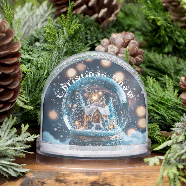 Family Keepsake Christmas Snowglobe (Winter)