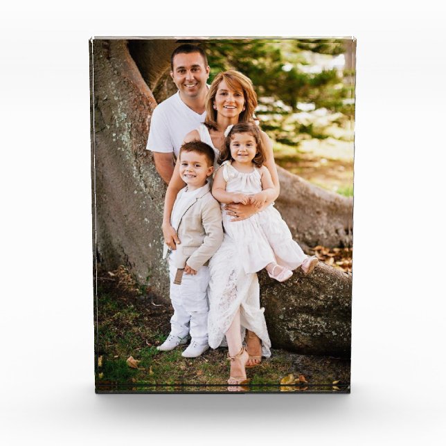 Family keepsake Photo Block (Front)