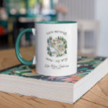 Family Lake House | Cabin Map Monogram<br><div class="desc">Celebrate cherished family memories with this beautifully designed Family Lake House | Cabin Map Monogram Mug. Featuring an intricately illustrated map of your special lake house or cabin, this custom mug brings the warmth of your vacation spot right into your home. Perfect for cosy mornings or as a thoughtful gift,...</div>