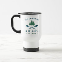 Family Lake House Modern Rustic Boat Oar Pine Tree