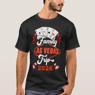 Family Las Vegas Trip 2026 Family Squad Vacation M T-Shirt