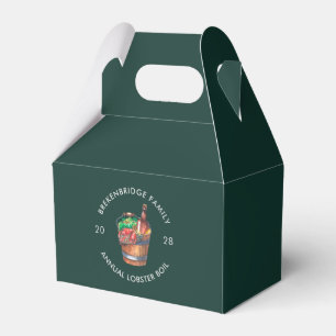 Family Lobster Boil Annual Summer Seafood Party Favour Box