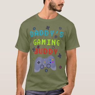 Family Love Daddys Gaming Buddy Kids T-Shirt