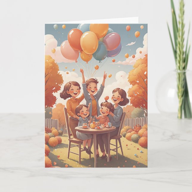 Family Love Forever Card (Front)