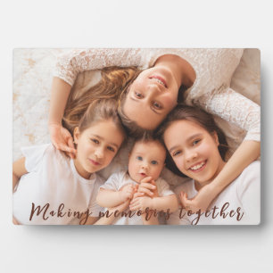 Family Love: Mother with Her Children customisable Plaque