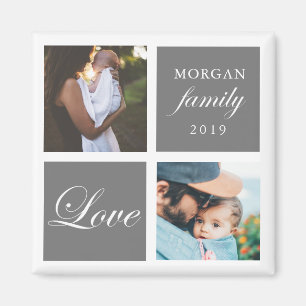 Family Love Personalised Photo Magnet