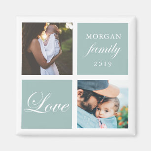 Family Love   Personalised Photo Magnet