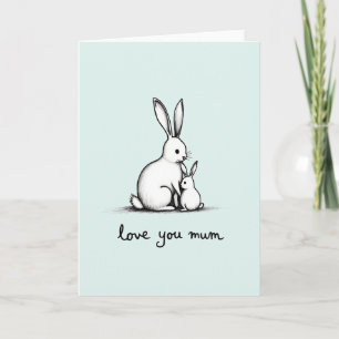 Family Love You Mum Image Card