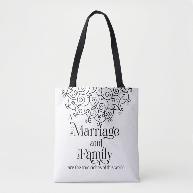 Family & Marriage Tote Bag (Front)