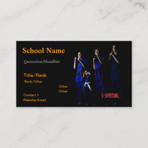Family Martial Arts Business Card