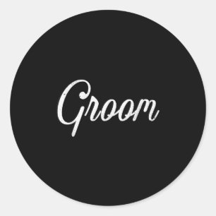 Family Matching Bachelor Bachelorette Party Groom Classic Round Sticker