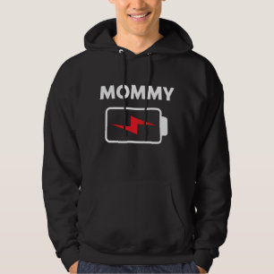 Family Matching Christmas Battery Funny Mummy Xmas Hoodie