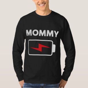 Family Matching Christmas Battery Funny Mummy Xmas T-Shirt