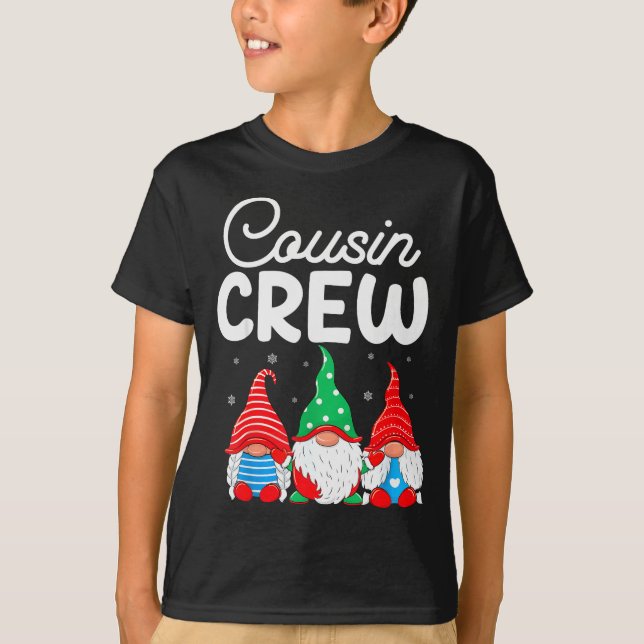 Family Matching Christmas Cousin Crew Cute Christm T-Shirt (Front)