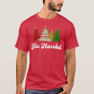 Family Matching Feliz Navidad Spanish Meican Chris T-Shirt