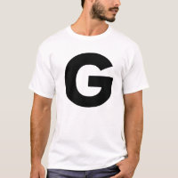 Family Matching Halloween Carnival Letter G Capita