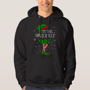 Family Matching I'm The Baker Elf Christmas Hoodie