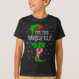 Family Matching I'm The Baker Elf Christmas T-Shirt