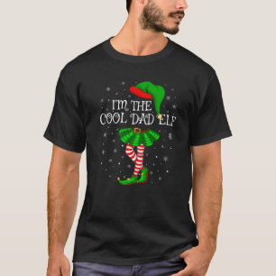 Family Matching I'm The Cool Dad Elf Christmas T-Shirt