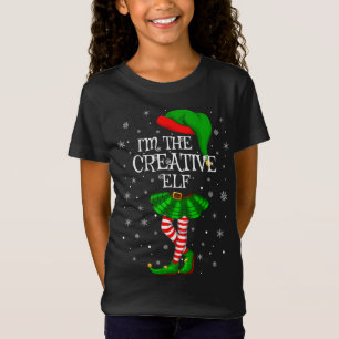 Family Matching I'm The Creative Elf Christmas T-Shirt