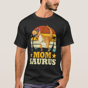 Family Matching  Momsaurus Dinosaur Mum Saurus T-Shirt
